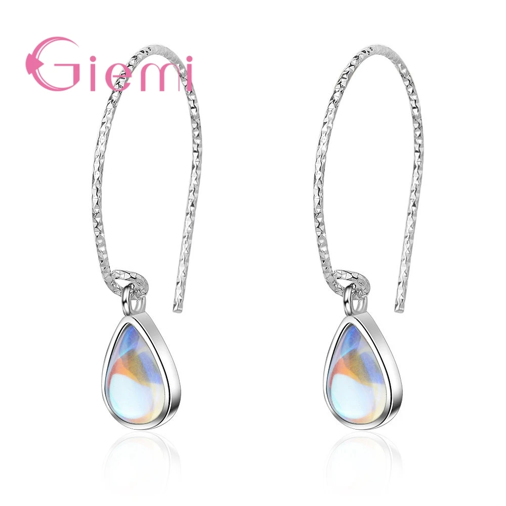 GIEMI Stylish 925 Silver Jewelry Earrings For Women Girl Ladies Wife Shiny Crystal Frop Pendnat Bijoux Fine Party Birthday Gifts
GIEMI Stylish 925 Silver Jewelry Earrings For Women Girl Ladies Wife Shiny Crystal Frop Pendnat Bijoux Fine Party Birthday Gifts