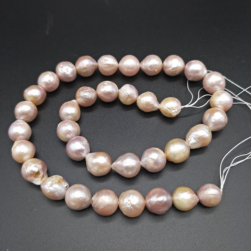 Shuangsheng natural pink baroque pearl beads diy high jewelry making round Edison pearls 9-12mm for jewelry making necklace
Shuangsheng natural pink baroque pearl beads diy high jewelry making round Edison pearls 9-12mm for jewelry making necklace