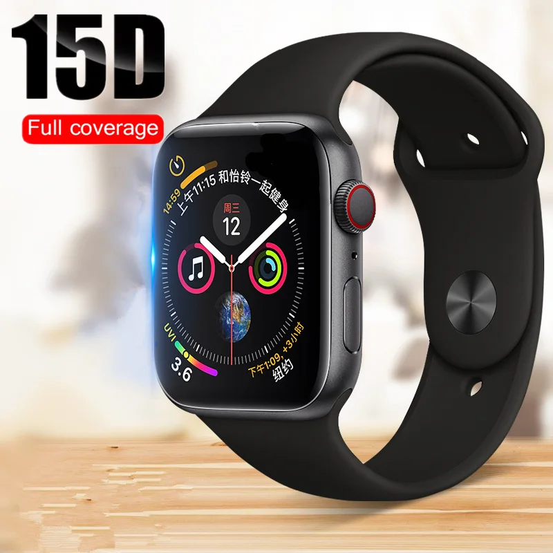 15D Curved Edge Protective Glass On The For Apple watch 1 2 3 4 Tempered Glass For Iwatch 38 40 42 44mm Screen Protector Film
15D Curved Edge Protective Glass On The For Apple watch 1 2 3 4 Tempered Glass For Iwatch 38 40 42 44mm Screen Protector Film