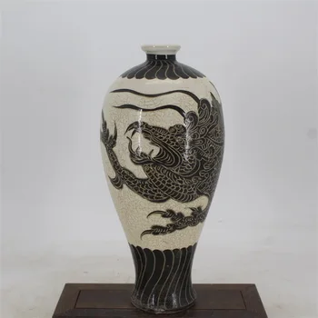 9 Antique SongDynasty porcelain vase,CiZhou Kiln ornaments Dragon bottle,hand painted crafts,Decoration,Collection&Adornment
9 Antique SongDynasty porcelain vase,CiZhou Kiln ornaments Dragon bottle,hand painted crafts,Decoration,Collection&Adornment