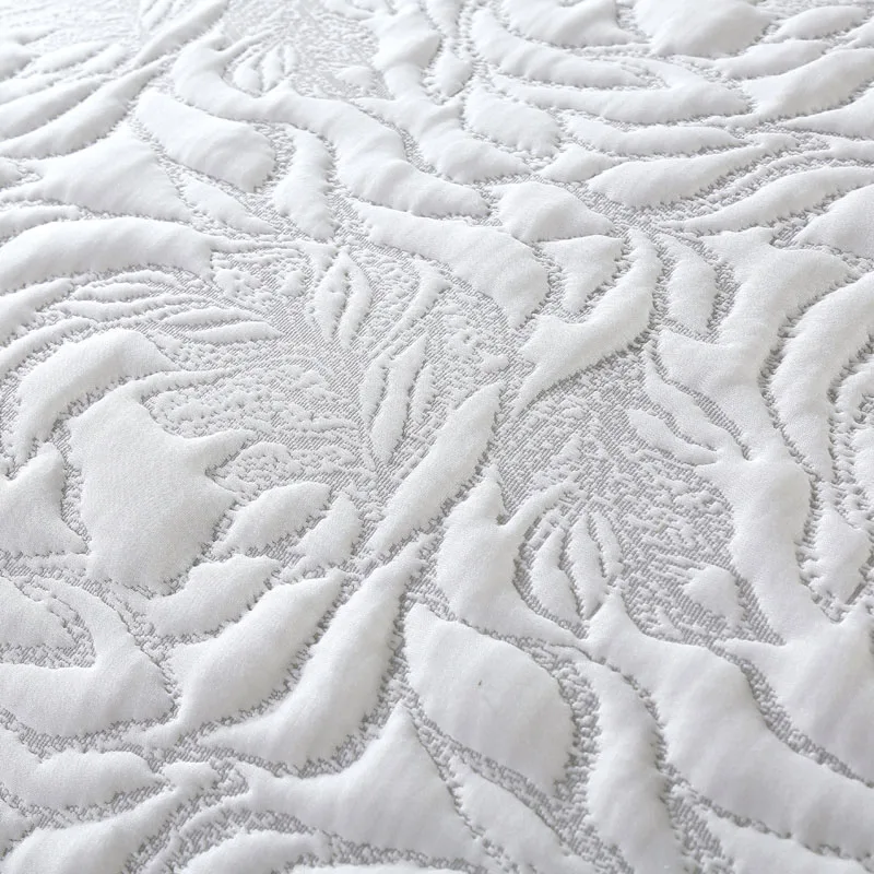 Waliicorners Luxury Knitted Cotton 3 Pieces Bedspread Comforter Set King Queen Size Bed Cover Set Mattress Topper Blanket With Pillowcases 20