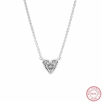 925 Sterling Silver 45cm Link Chain Delicately Frosty Glittering Heart of Winter Collier Necklaces for Women Fine Jewelry FLN047
925 Sterling Silver 45cm Link Chain Delicately Frosty Glittering Heart of Winter Collier Necklaces for Women Fine Jewelry FLN047