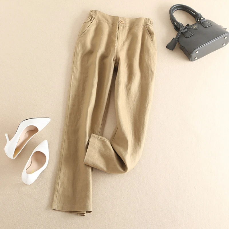 2018 Spring Summer New Arrival Women High Waist Korea Style Fashion Casual Cotton Linen Skinny Chic Pants Female Loose Trousers
2018 Spring Summer New Arrival Women High Waist Korea Style Fashion Casual Cotton Linen Skinny Chic Pants Female Loose Trousers