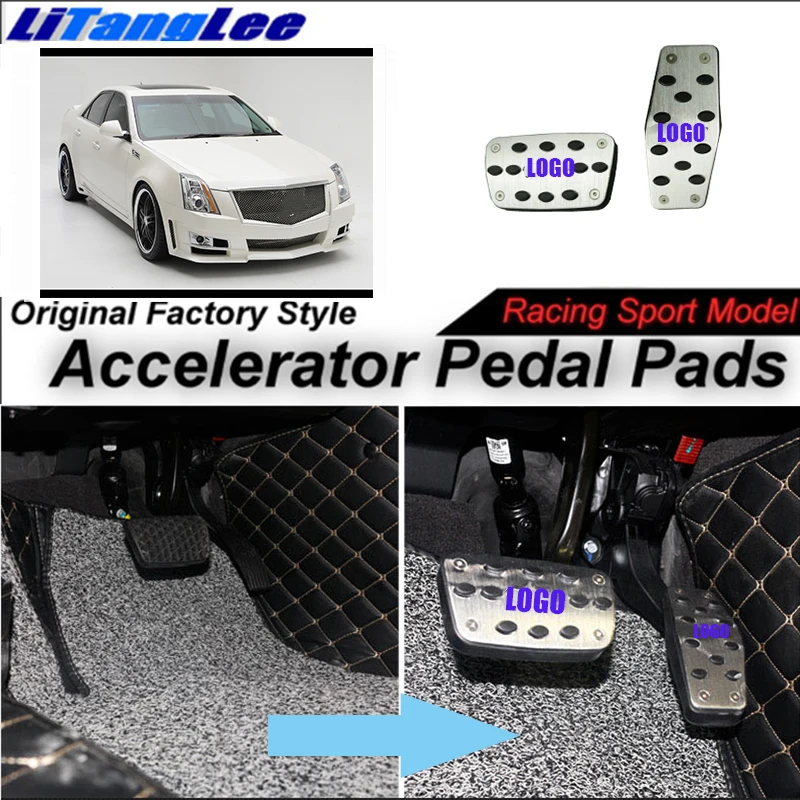 Car Pedal Cover Pad For Cadillac Provoq 2007~2008 AT a