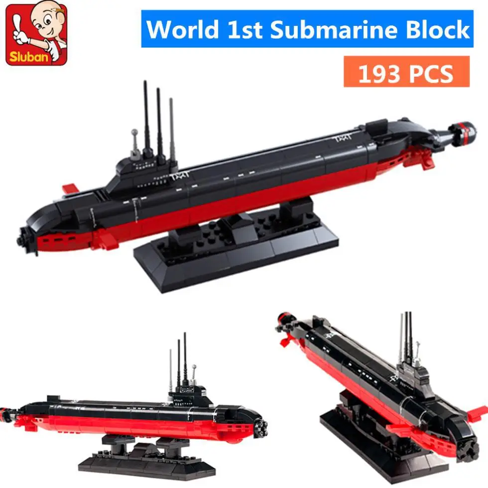 Sluban 0391 193pcs Nuclear Submarine Army Model Building Kits Toys Hobbies Building Model Blocks
Sluban 0391 193pcs Nuclear Submarine Army Model Building Kits Toys Hobbies Building Model Blocks