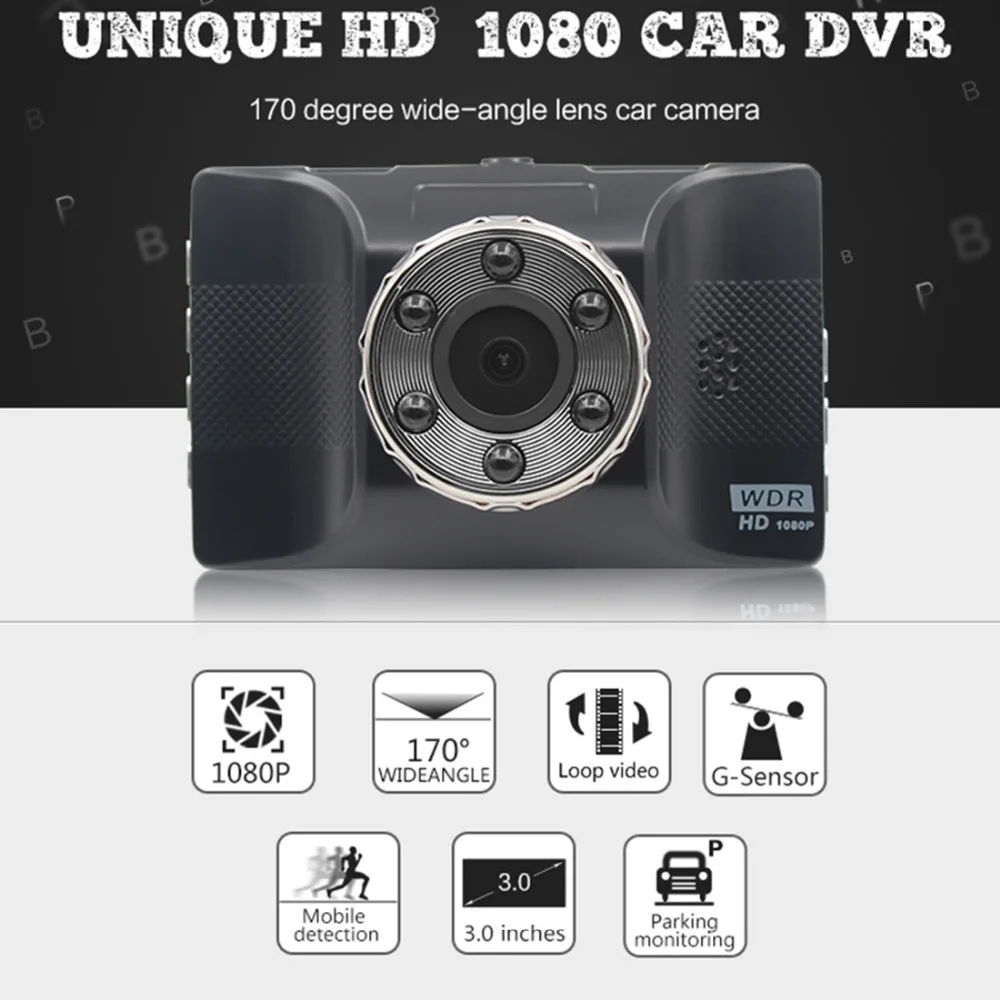 Driving recorder Car DVR Full HD 1080P Car Video Recorder Camera 140 Degree Camera Automobile Night Vision Car Camcorder
Driving recorder Car DVR Full HD 1080P Car Video Recorder Camera 140 Degree Camera Automobile Night Vision Car Camcorder