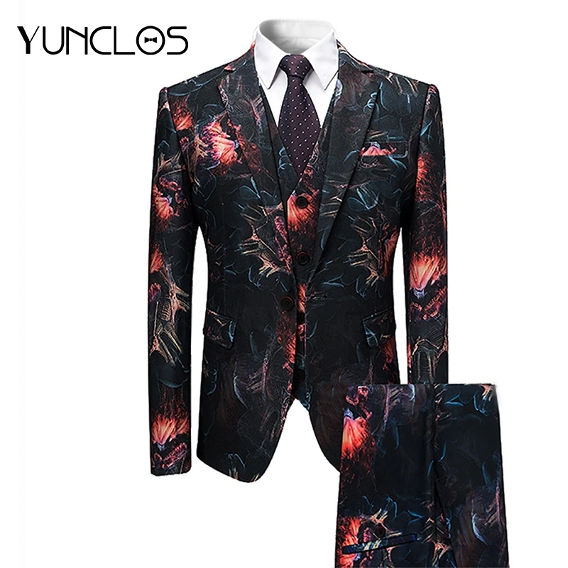YUNCLOS New Arrival 3 Pieces Suits Wedding Suits Tuxedos For Men Business Casual Style Slim Fit Men Party Dress
YUNCLOS New Arrival 3 Pieces Suits Wedding Suits Tuxedos For Men Business Casual Style Slim Fit Men Party Dress