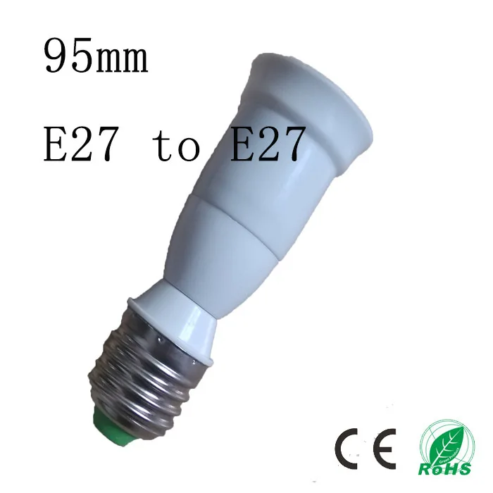 5pcs/lot Neck design Lamp Bases 95mm E27 to E27 socket,Elongation type lamp holder,Colour and lustre is white
5pcs/lot Neck design Lamp Bases 95mm E27 to E27 socket,Elongation type lamp holder,Colour and lustre is white
