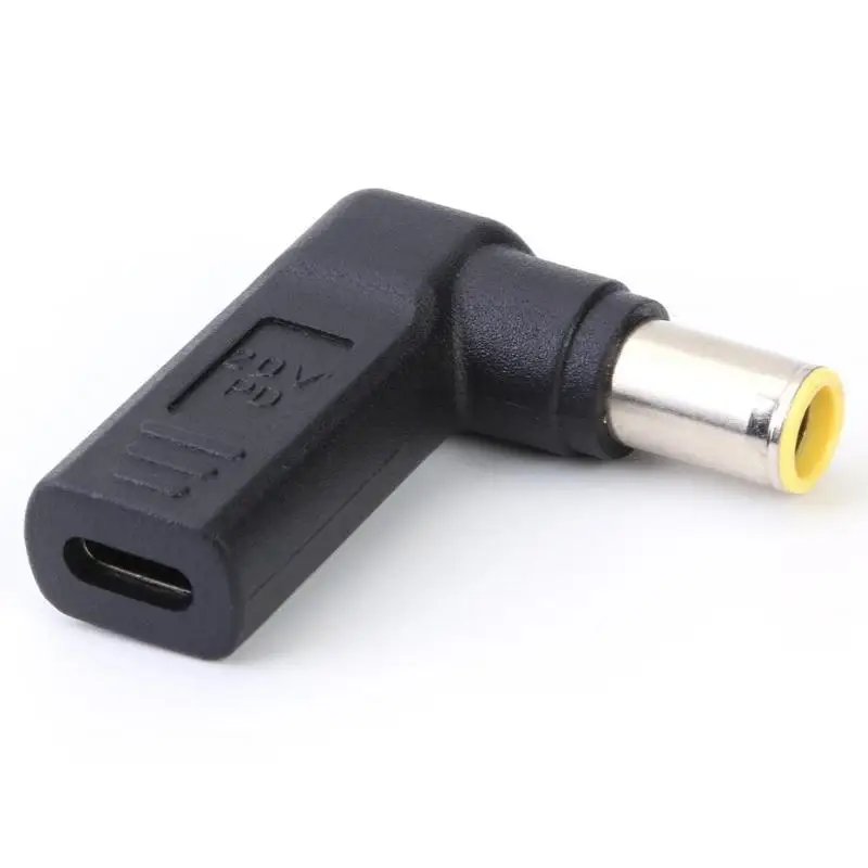 90 Degree USB3.1 USB-C Type-C Female to 7.9 x 5.5mm DC Male Plug Adapter for Laptop power supply plug conversion
90 Degree USB3.1 USB-C Type-C Female to 7.9 x 5.5mm DC Male Plug Adapter for Laptop power supply plug conversion