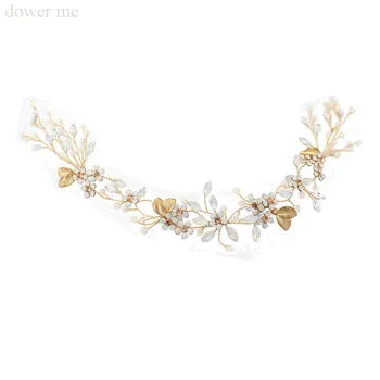 Charming Bridal Oparl Crystal Headband Hair Vine Gold Leaf Headpiece For Women Wedding Tiara Hair Crown Jewelry
Charming Bridal Oparl Crystal Headband Hair Vine Gold Leaf Headpiece For Women Wedding Tiara Hair Crown Jewelry