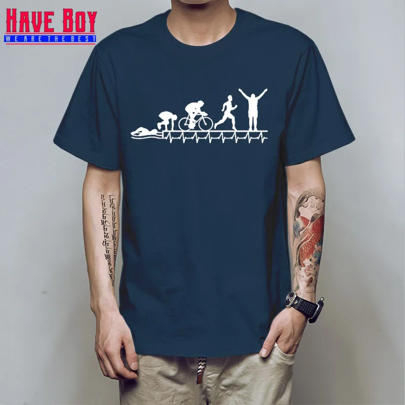 HAVE BOY Triathlon Ironman T Shirt For Men Triathlon Triathlon Heartbeat Evolution T-Shirt For Men Outfit Graphic Male HB541
HAVE BOY Triathlon Ironman T Shirt For Men Triathlon Triathlon Heartbeat Evolution T-Shirt For Men Outfit Graphic Male HB541