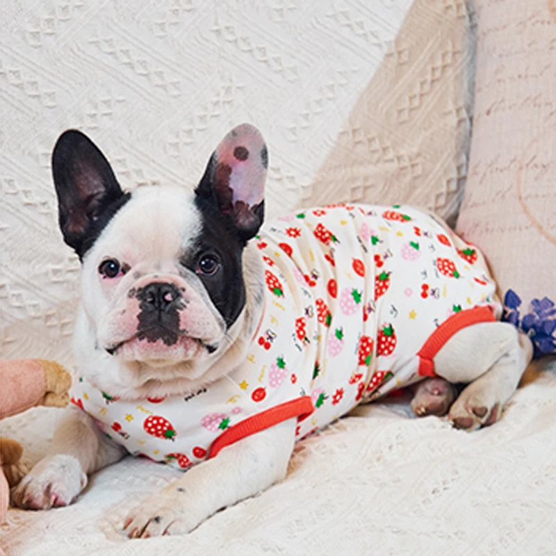 Pet Dog Jumpsuits Puppy Printed Short Sleeve Clothes 100%Cotton Wrap Belly Pajamas Bouncy Sweatshirt Fat Dog French Bulldog Pug
Pet Dog Jumpsuits Puppy Printed Short Sleeve Clothes 100%Cotton Wrap Belly Pajamas Bouncy Sweatshirt Fat Dog French Bulldog Pug