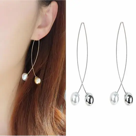 OL style new listing fashion simple cross imitation pearl Pendant female earrings jewelry 1 pair
OL style new listing fashion simple cross imitation pearl Pendant female earrings jewelry 1 pair