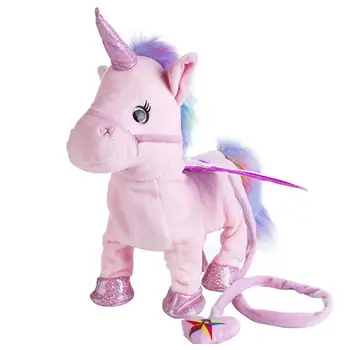 Robot Unicorn Electronic Plush Unicorn Pet Controled By Leash Whinny Walk Singing Song Music Animal Toys For Children Birthday
Robot Unicorn Electronic Plush Unicorn Pet Controled By Leash Whinny Walk Singing Song Music Animal Toys For Children Birthday