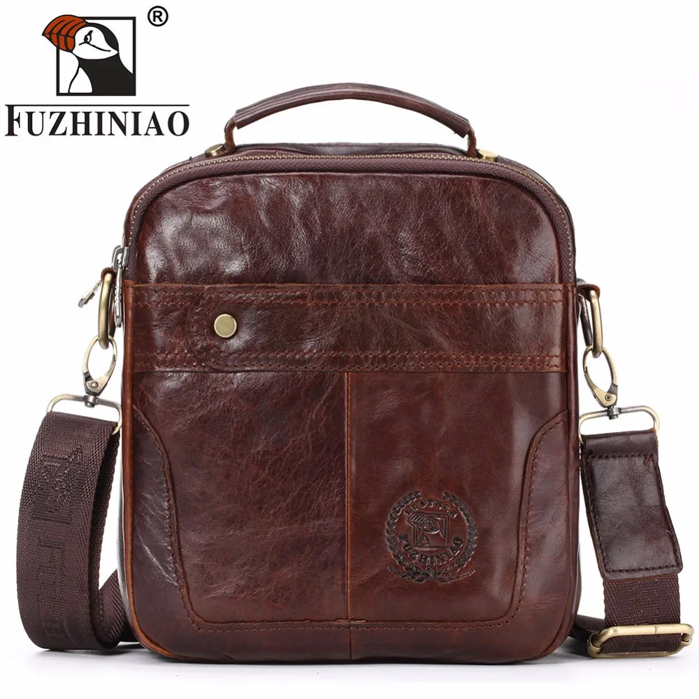 FUZHINIAO Small Genuine Leather Messenger Bag Fashion Men Shoulder Crossbody Handbag Bolsas Sling Sac Chest For Briefcase Male
FUZHINIAO Small Genuine Leather Messenger Bag Fashion Men Shoulder Crossbody Handbag Bolsas Sling Sac Chest For Briefcase Male
