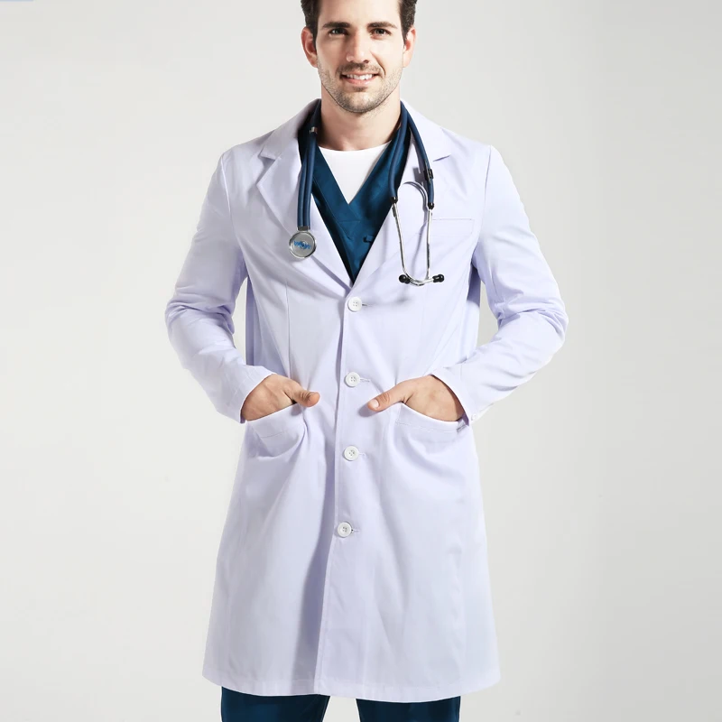 Men's Lab Coats Medical White Coat Robe Doctor Physician Lab Coats Tall Long Junior Fit Robe Long Sleeve Medical Tunic
Men's Lab Coats Medical White Coat Robe Doctor Physician Lab Coats Tall Long Junior Fit Robe Long Sleeve Medical Tunic