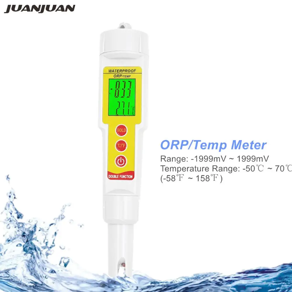 Digital ORP Meter Pen Type ORP/Temperature Water Quality Tester with backlight for Aquarium and Swimming Pool 40%Off
Digital ORP Meter Pen Type ORP/Temperature Water Quality Tester with backlight for Aquarium and Swimming Pool 40%Off