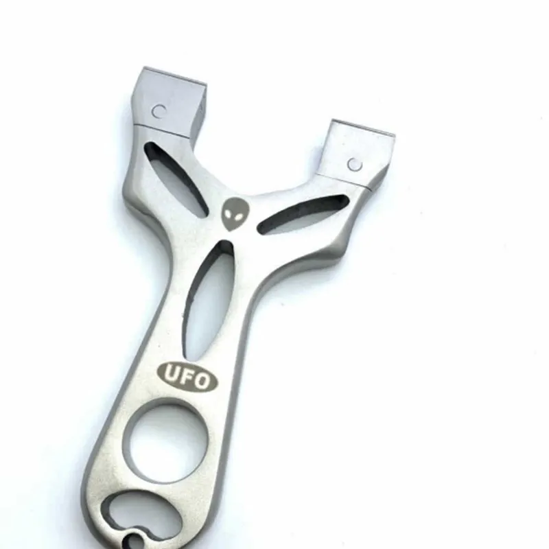 New UFO Hunting Slingshot 304 Stainless Steel Slingshot Catapult With Powerful Flat Rubber Band for Outdoor Games
New UFO Hunting Slingshot 304 Stainless Steel Slingshot Catapult With Powerful Flat Rubber Band for Outdoor Games