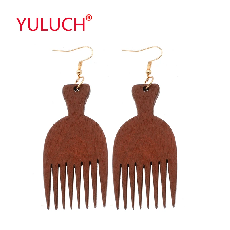 YULUCH Ethnic Design Wooden Comb Pendant Earrings for African Fashion Women Jewelry Earrings Wedding Gifts
YULUCH Ethnic Design Wooden Comb Pendant Earrings for African Fashion Women Jewelry Earrings Wedding Gifts