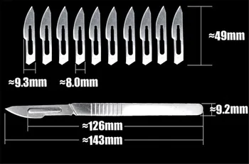2017 HOT NO23 Stainless steel Scalpel+10pcs blade for cutting electronics repair tools PCB Circuit Board Free shipping
2017 HOT NO23 Stainless steel Scalpel+10pcs blade for cutting electronics repair tools PCB Circuit Board Free shipping