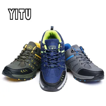 Top Quality Men's Hiking Shoes Mesh Breathable Outdoor Antiskid Trekking Shoes Chaussures Femme Hunting Tourism Mountain Male
Top Quality Men's Hiking Shoes Mesh Breathable Outdoor Antiskid Trekking Shoes Chaussures Femme Hunting Tourism Mountain Male