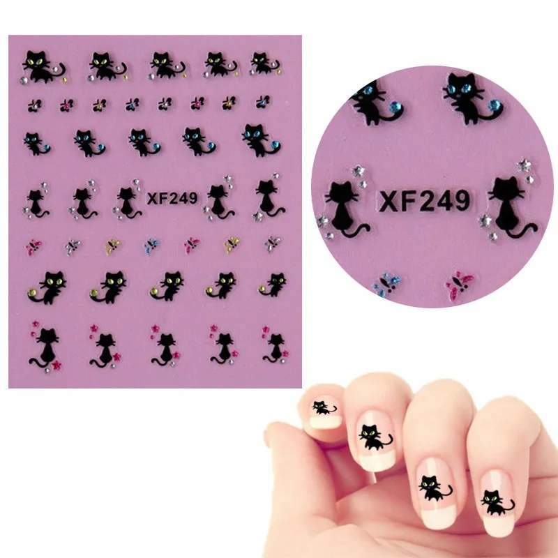 Nail Art Stickers Decals Decoration Diamond Cat Butterfly Design Nail Care clippers Glitter nail protect cute lovely
Nail Art Stickers Decals Decoration Diamond Cat Butterfly Design Nail Care clippers Glitter nail protect cute lovely