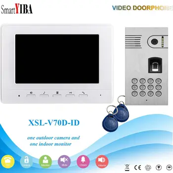 SmartYIBA 7" Intercom TFT LCD Wired Video Door Phone Visual Home Video Intercom Outdoor Door bell doorbell with Camera Monitor
SmartYIBA 7" Intercom TFT LCD Wired Video Door Phone Visual Home Video Intercom Outdoor Door bell doorbell with Camera Monitor