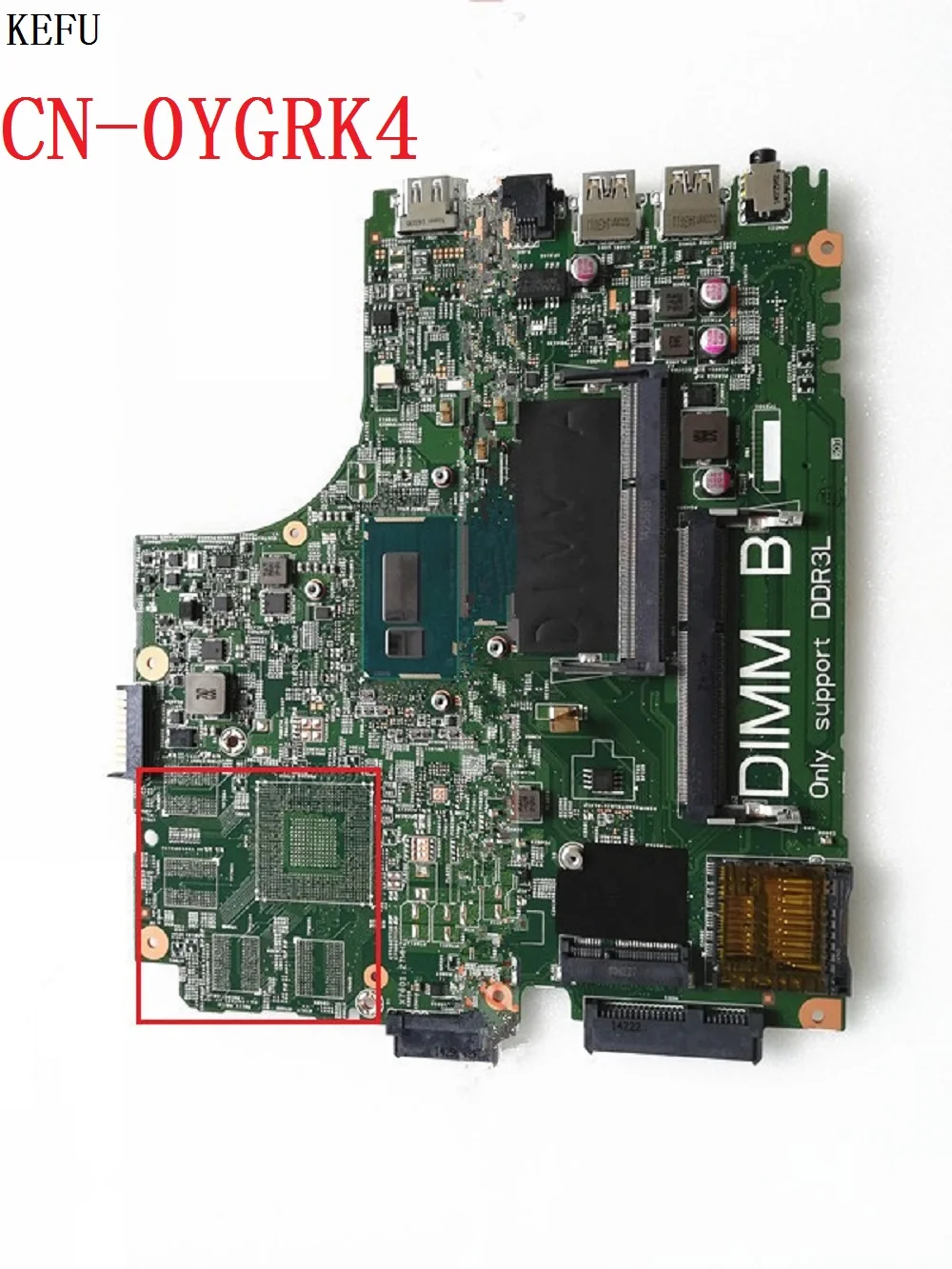 KEFU FOR Dell FOR Inspiron 14R 3437 5437 Laptop Motherboard YGRK4 0YGRK4 CN-0YGRK4 12307-1 W i5 4200U CPU
KEFU FOR Dell FOR Inspiron 14R 3437 5437 Laptop Motherboard YGRK4 0YGRK4 CN-0YGRK4 12307-1 W i5 4200U CPU