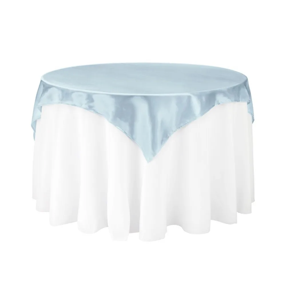 10Pcs 72"*72" Baby Blue Square Table Overlay For Round Wedding/Party/Dinning Table Decoration Free Shipping
10Pcs 72"*72" Baby Blue Square Table Overlay For Round Wedding/Party/Dinning Table Decoration Free Shipping