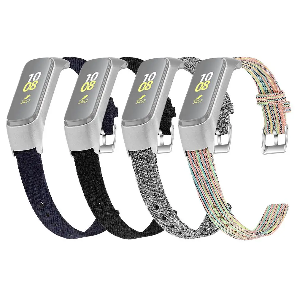 New Stainless Steel Canvas Strap Replacement Band Wristbands Sport Strap for Samsung Galaxy Fit e Tracker Smart Fitness Watch
New Stainless Steel Canvas Strap Replacement Band Wristbands Sport Strap for Samsung Galaxy Fit e Tracker Smart Fitness Watch