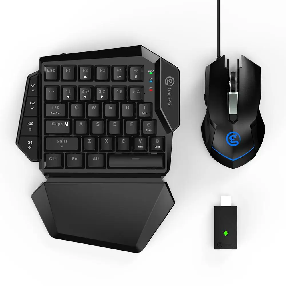 GameSir VX Single Hand Wireless Gaming Keyboard Mouse Combo Adapter PS4 Console Controller for PlayStation 4/Xbox/Switch/PC
GameSir VX Single Hand Wireless Gaming Keyboard Mouse Combo Adapter PS4 Console Controller for PlayStation 4/Xbox/Switch/PC