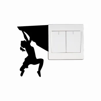 KG-289 Woman Climbing up Edge of Cliff on Light Switch Sticker Climber Silhouette Vinyl Home Wallpaper
KG-289 Woman Climbing up Edge of Cliff on Light Switch Sticker Climber Silhouette Vinyl Home Wallpaper