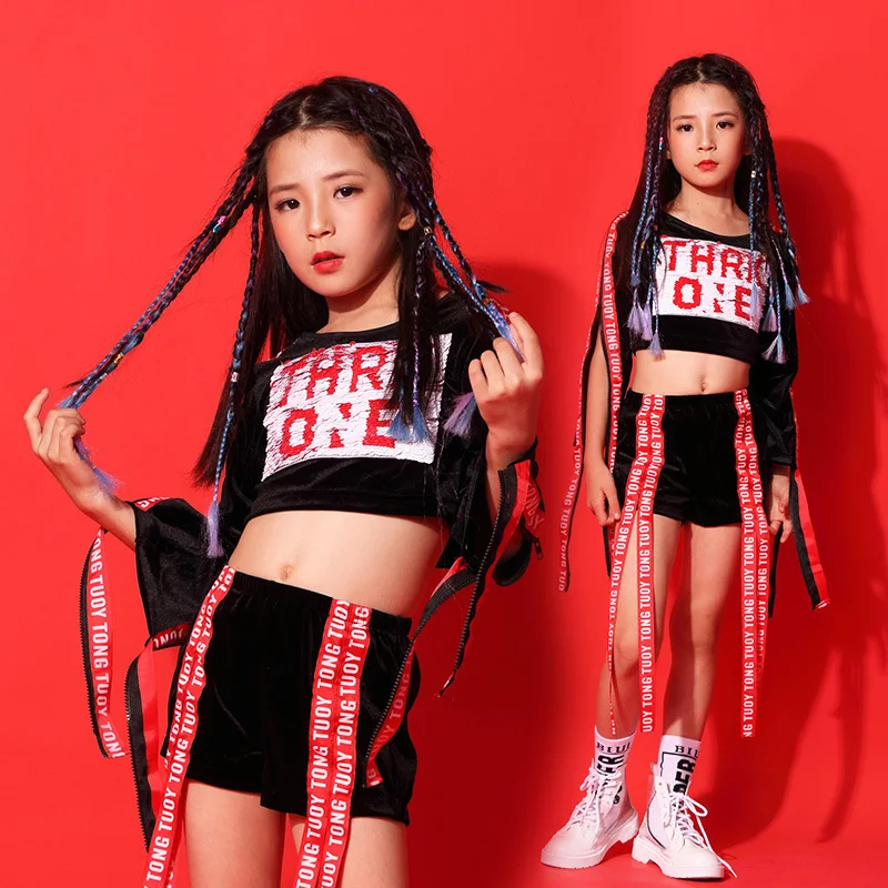 Kids Hiphop Dance Practice Clothes Girls Jazz Dance Costumes Children's Day Catwalk Outfit Street Dance Performance Wear DQL329
Kids Hiphop Dance Practice Clothes Girls Jazz Dance Costumes Children's Day Catwalk Outfit Street Dance Performance Wear DQL329