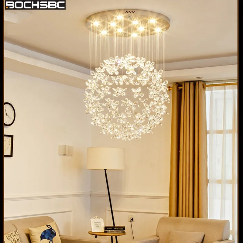 BOCHSBC Fashion Luxurious Crystal Chandeliers for Living Room Bedroom Dining Room Art Deco Hanging Lampara Indoor Lights
BOCHSBC Fashion Luxurious Crystal Chandeliers for Living Room Bedroom Dining Room Art Deco Hanging Lampara Indoor Lights