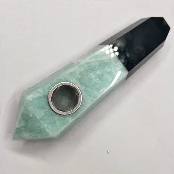 1Pcs handmade splicing black obsidian with green aventure special good looking smoking pipes free shipping dropshipping
1Pcs handmade splicing black obsidian with green aventure special good looking smoking pipes free shipping dropshipping