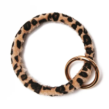 Short Hair Leopard Round Bracelet Keychain Polyester Bangle Keychain Clip 9 Colors Bag Charm Gift DOM1061335
Short Hair Leopard Round Bracelet Keychain Polyester Bangle Keychain Clip 9 Colors Bag Charm Gift DOM1061335