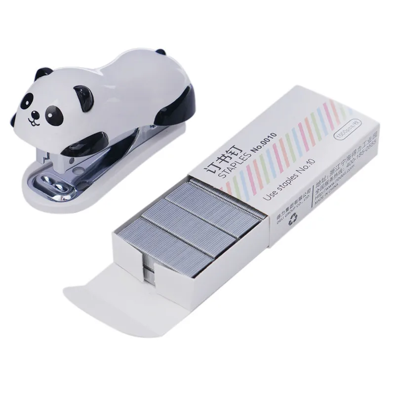 1 PC Cartoon Mini Panda Stapler Set School Office Supplies Stationery Paper Binding Binder Book
1 PC Cartoon Mini Panda Stapler Set School Office Supplies Stationery Paper Binding Binder Book