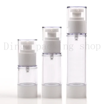 20pcs empty cosmetic cream container clear bottles,airless pump personal care bottles empty lotion bottles container with pump
20pcs empty cosmetic cream container clear bottles,airless pump personal care bottles empty lotion bottles container with pump