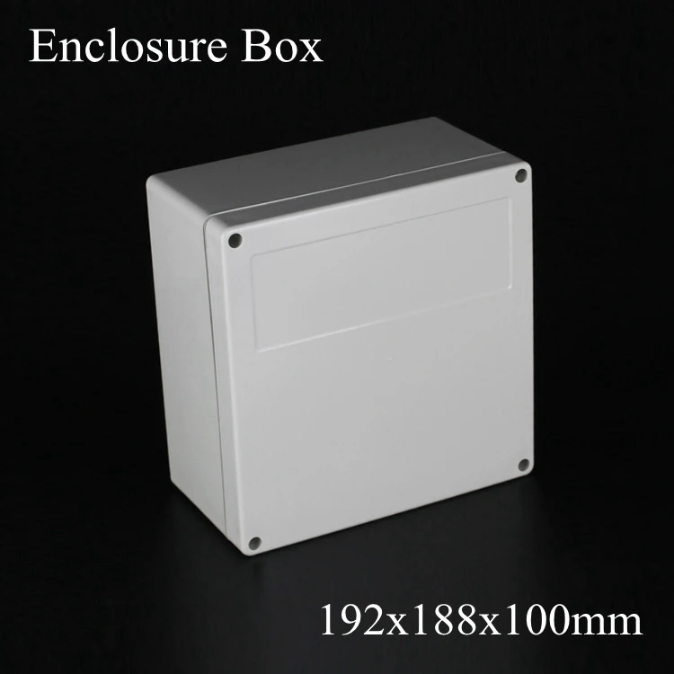 (1 piece/lot) 192*188*100mm Grey ABS Plastic IP65 Waterproof Enclosure PVC Junction Box Electronic Project Instrument Case
(1 piece/lot) 192*188*100mm Grey ABS Plastic IP65 Waterproof Enclosure PVC Junction Box Electronic Project Instrument Case