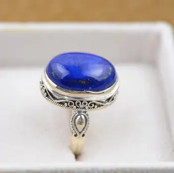Lapis rings S925 silver inlaid silver jewelry wholesale new air elliptical white with gold
Lapis rings S925 silver inlaid silver jewelry wholesale new air elliptical white with gold