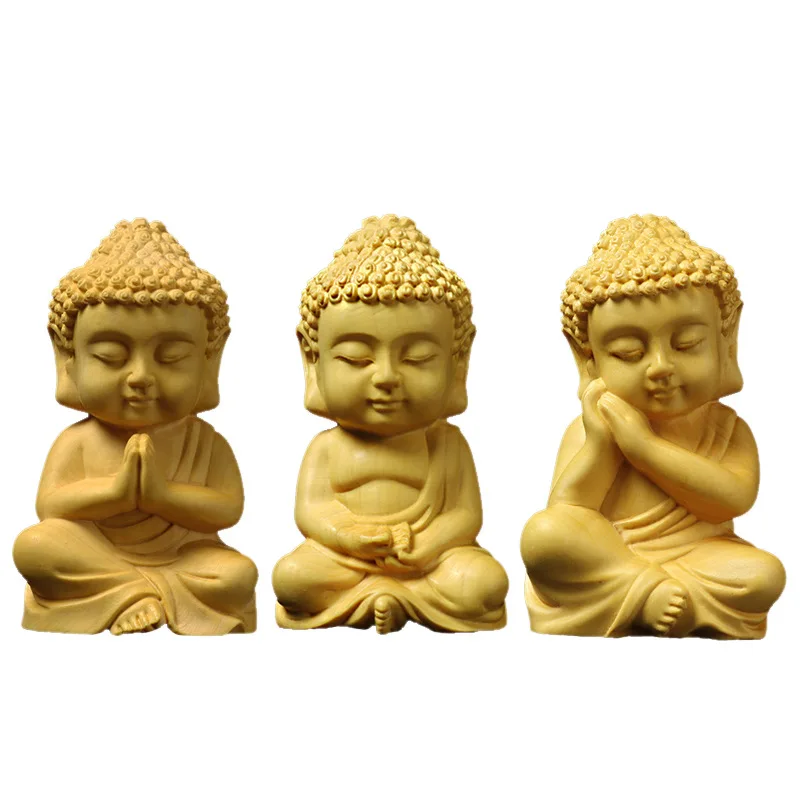 Home Decorations Crafts Sakyamuni Lord of Buddha Monk Boxwood carving Crafts Buddha statue Decoration
Home Decorations Crafts Sakyamuni Lord of Buddha Monk Boxwood carving Crafts Buddha statue Decoration