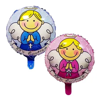 2PCS/lot 18inch God Bless Pink Angel Baby Balloons for Newborn Birthday Party Decoration Baby Boy and Girl Foil Helium Balloons
2PCS/lot 18inch God Bless Pink Angel Baby Balloons for Newborn Birthday Party Decoration Baby Boy and Girl Foil Helium Balloons