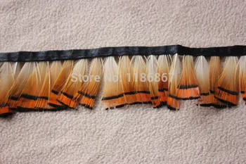 NEW10Yards/Lot 6.0cm Height Natural Golden Pheasant Tippet Feathers Trimming Fringe for craft FREESHIPPING KX21
NEW10Yards/Lot 6.0cm Height Natural Golden Pheasant Tippet Feathers Trimming Fringe for craft FREESHIPPING KX21