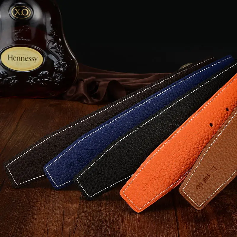 

Famous Designer H Man Belt Genuine Leather Luxury Brand Ladies Fashion Belts Womens Belt 3cm 3.8cm Width Copper H Buckle