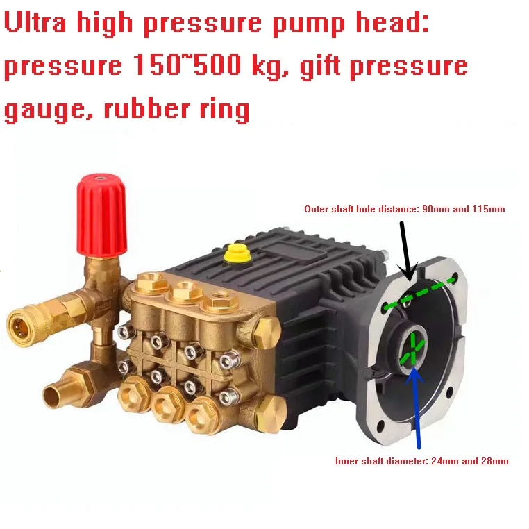 Ultra high pressure cleaner ceramic plunger pump, humidification pump, cooling dust pump head
Ultra high pressure cleaner ceramic plunger pump, humidification pump, cooling dust pump head