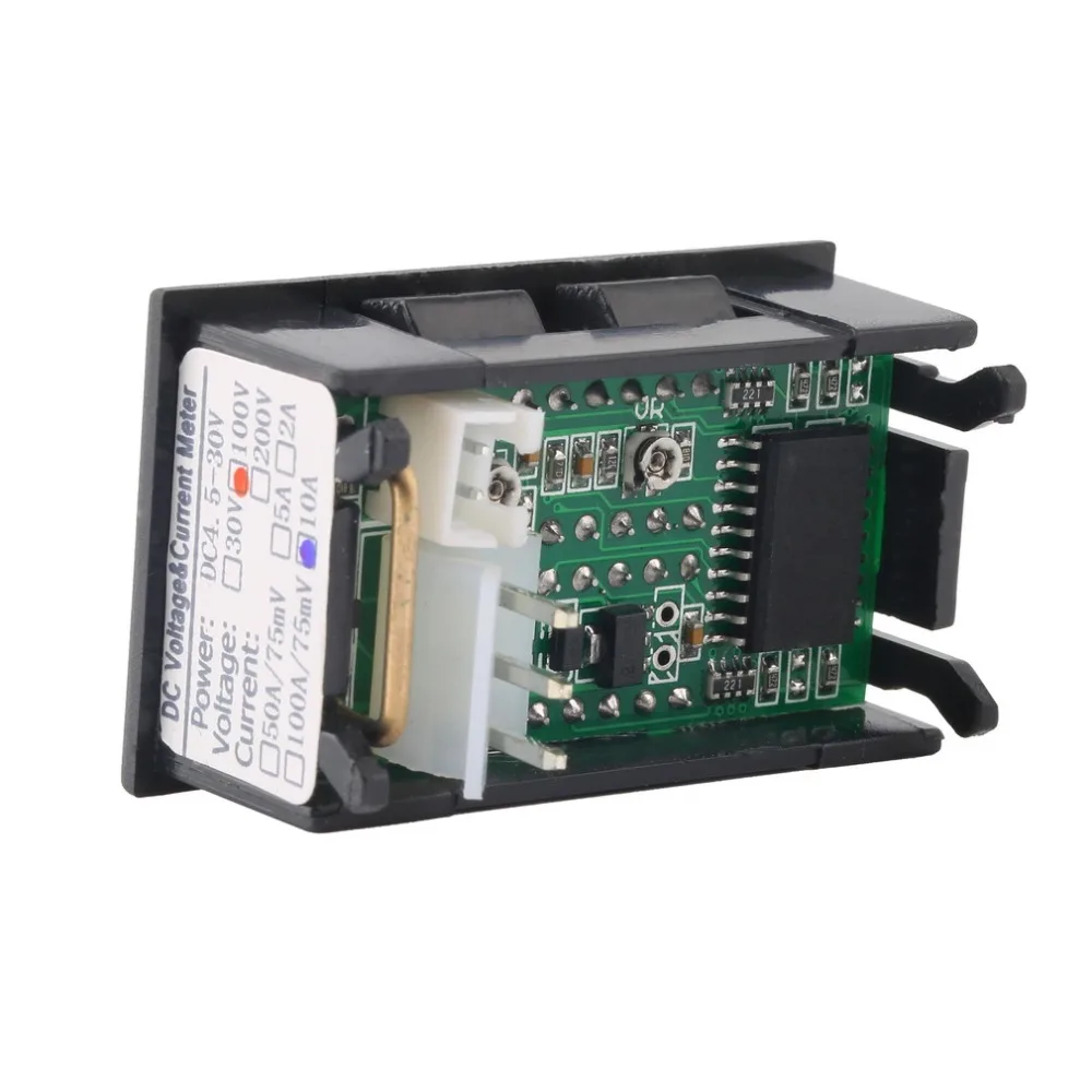 Professional DC 100V 10A Voltmeter Ammeter (2)