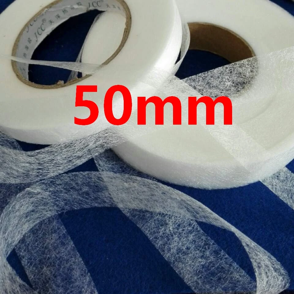 50mm Wide 70 Yards 23g per Square Meter PA Adhesive Non-Woven Fabric Double Side Glue Tape Interlining Cloth Hot Melt Omentum
50mm Wide 70 Yards 23g per Square Meter PA Adhesive Non-Woven Fabric Double Side Glue Tape Interlining Cloth Hot Melt Omentum