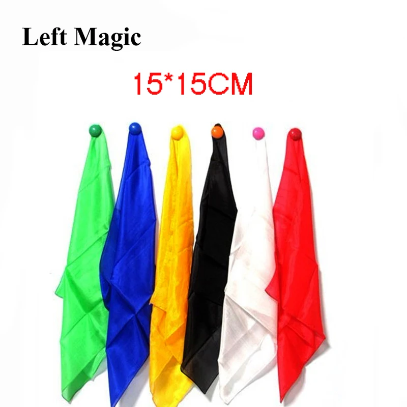 15*15cm Colorful Silk Scarf Magic Tricks Learning & education Magic silk for close up magic prop
15*15cm Colorful Silk Scarf Magic Tricks Learning & education Magic silk for close up magic prop