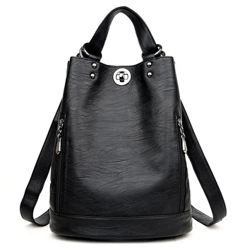 New PU Leather Women's Backpacks Rucksack Bags Fashion Women Backpack Travel Bag back pack Multi-purpose Shoulder bag Mochila
New PU Leather Women's Backpacks Rucksack Bags Fashion Women Backpack Travel Bag back pack Multi-purpose Shoulder bag Mochila