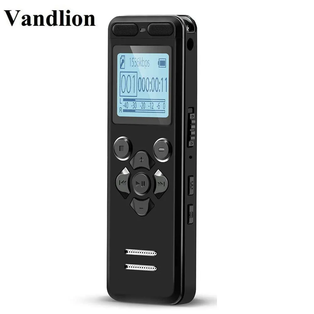 

Vandlion V36 Professional Mini Digital Voice Recorder Long Time Recording Voice Activated Dictaphone USB Drive gravador de voz